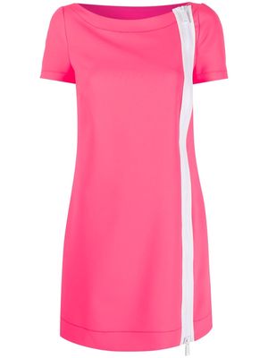 Dsquared2 off-centre zip fastening dress - Pink