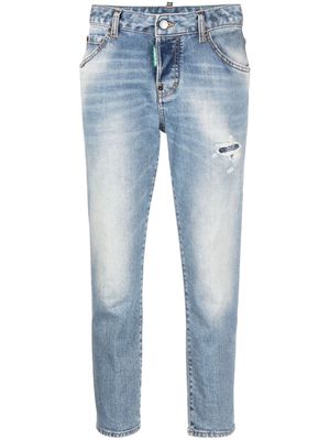 Dsquared2 One Life distressed cropped jeans - Blue