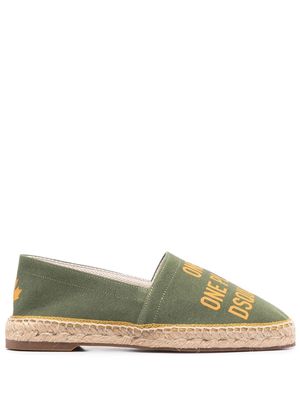 Dsquared2 One Life One Planet espadrilles - Green