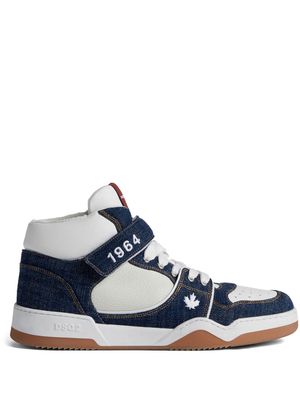 Dsquared2 panelled denim sneakers - Blue
