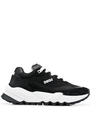 Dsquared2 panelled-design low-top sneakers - Black