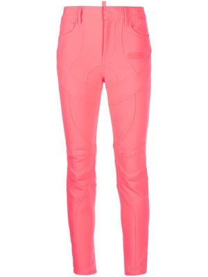 Dsquared2 panelled skinny trousers - Pink