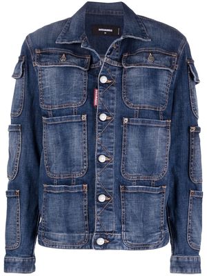 DSQUARED2 pocket-detail denim jacket - Blue