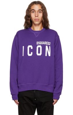 Dsquared2 Purple Icon Cool Sweatshirt