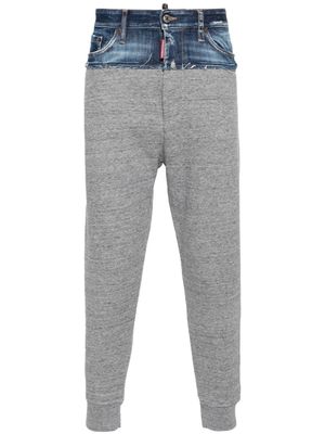 Dsquared2 Relax Dan patchwork tapered trousers - Grey