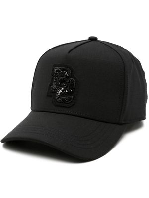 Dsquared2 rhinestoned baseball cap - Black