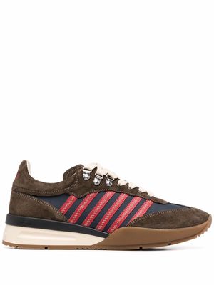 Dsquared2 round-toe lace-up sneakers - Brown