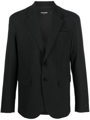 Dsquared2 ruched single-breasted blazer - Black