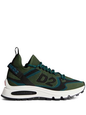 Dsquared2 Run DS2 intarsia-knit logo sneakers - Green