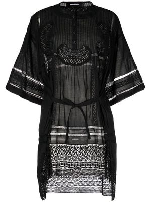 Dsquared2 Sangallo cotton tunic dress - Black