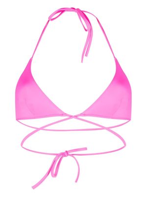 Dsquared2 self-tie bikini top - Pink
