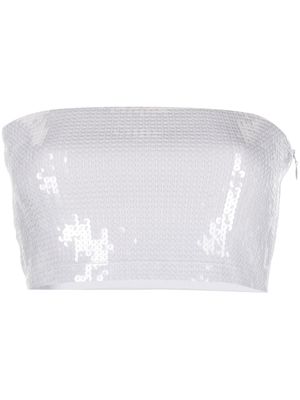 Dsquared2 sequin bandeau top - Grey