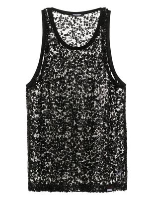 Dsquared2 sequin-embellished tank top - Black