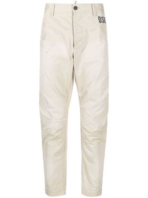 Dsquared2 Sexy cotton chino trousers - Neutrals