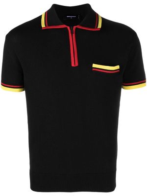 Dsquared2 short-sleeve cotton polo shirt - Black