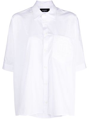 Dsquared2 short-sleeve cotton shirt - White