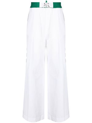 Dsquared2 side-stripe detail trousers - White