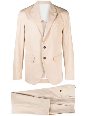 Dsquared2 single-breasted cotton-blend suit - Neutrals