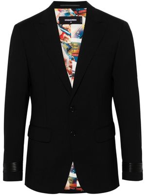 Dsquared2 single-breasted peak-lapels blazer - Black