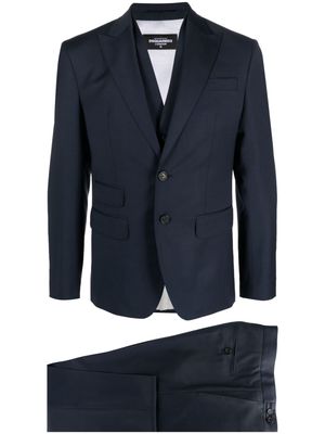 Dsquared2 single-breasted three-piece suit - Blue