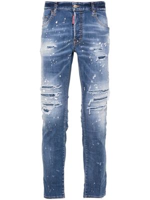 Dsquared2 Skater mid-rise slim-fit jeans - Blue