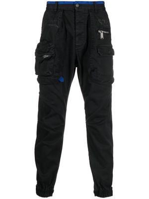 Dsquared2 slim-cut cargo-pocket trousers - Black