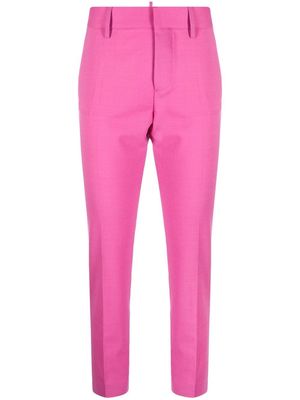 Dsquared2 slim-cut cropped trousers - Pink