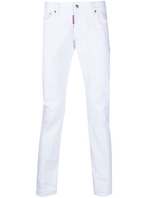 Dsquared2 slim-cut leg jeans - White