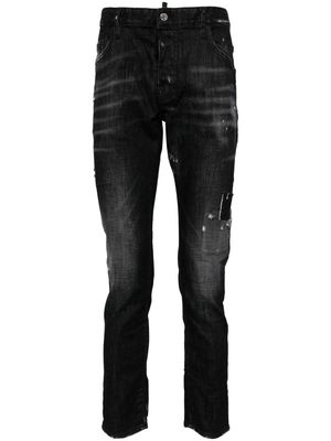 Dsquared2 slim-fit distressed-effect jeans - Black