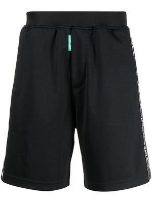 Dsquared2 slogan-print elasticated-waist shorts - Black