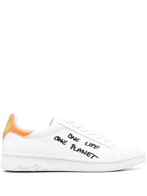 Dsquared2 slogan-print low-top sneakers - White