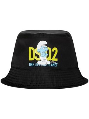 Dsquared2 Smurf bucket hat - Black