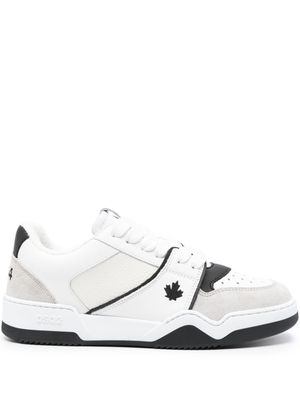 Dsquared2 Spiker leather sneakers - Neutrals