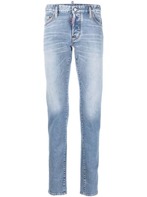 Dsquared2 stone-washed slim-fit jeans - Blue