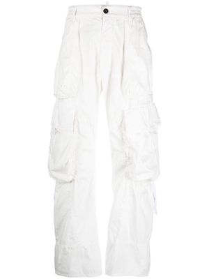 Dsquared2 straight-leg cargo trousers - White