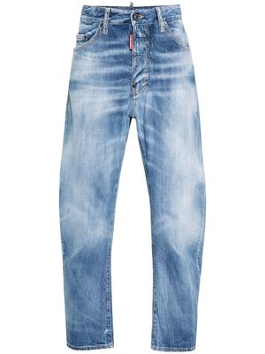 Dsquared2 straight-leg cropped jeans - Blue