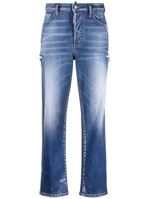 Dsquared2 straight-leg ripped jeans - Blue