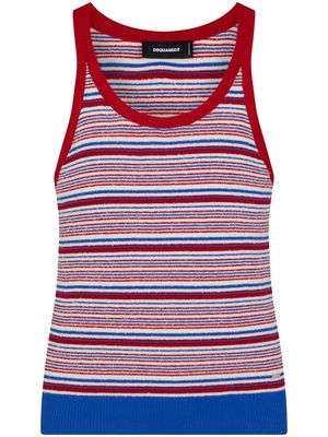 Dsquared2 striped knit vest top