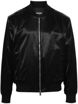 Dsquared2 Suite satin bomber jacket - Black