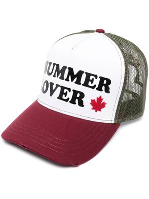 Dsquared2 summer lover-print cap - Green