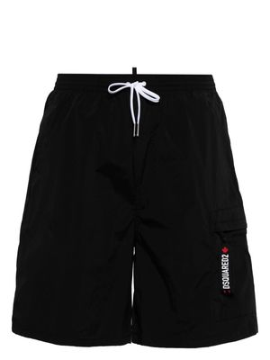 Dsquared2 Tape Boxer swimming shorts - Black
