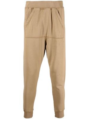 Dsquared2 tapered cotton track pants - Neutrals