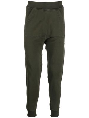 Dsquared2 tapered cotton track trousers - Green