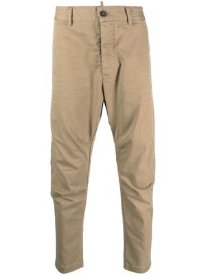 Dsquared2 tapered-leg trousers - Neutrals