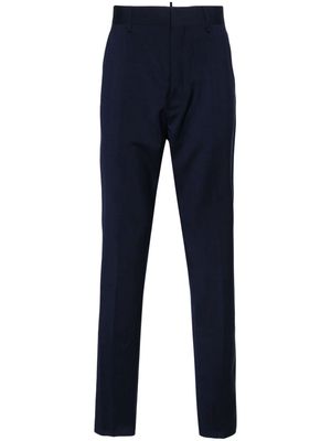Dsquared2 tapered virgin wool trousers - Blue