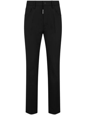 Dsquared2 tapered wool blend trousers - Black