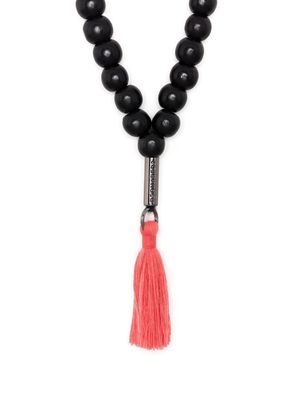 Dsquared2 tassel-detail bead-chain necklace - Black