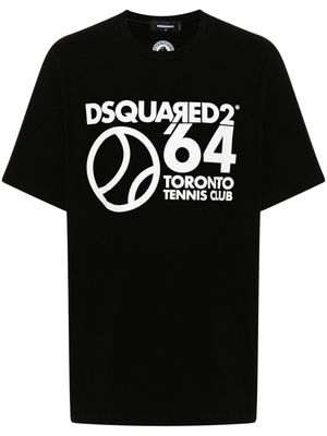 Dsquared2 Tennis Club cotton T-shirt - Black