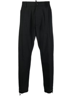 Dsquared2 toggle-ankle tapered trousers - Black