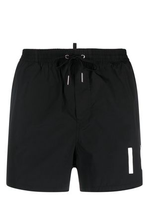 Dsquared2 tonal swim shorts - Black